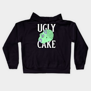 Ugly Cake Ironic Ugly Cake Baking Kids Hoodie